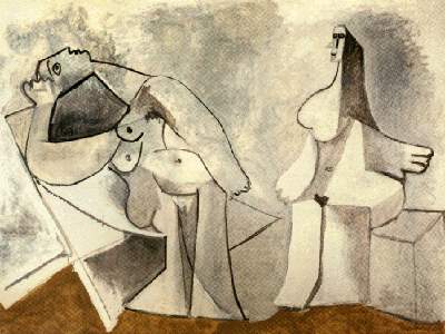 Picasso Two seated women 1958